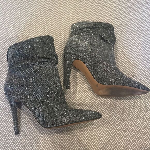 Jessica Simpson Lalie Shimmer Pointed Boots - Picture 3 of 4